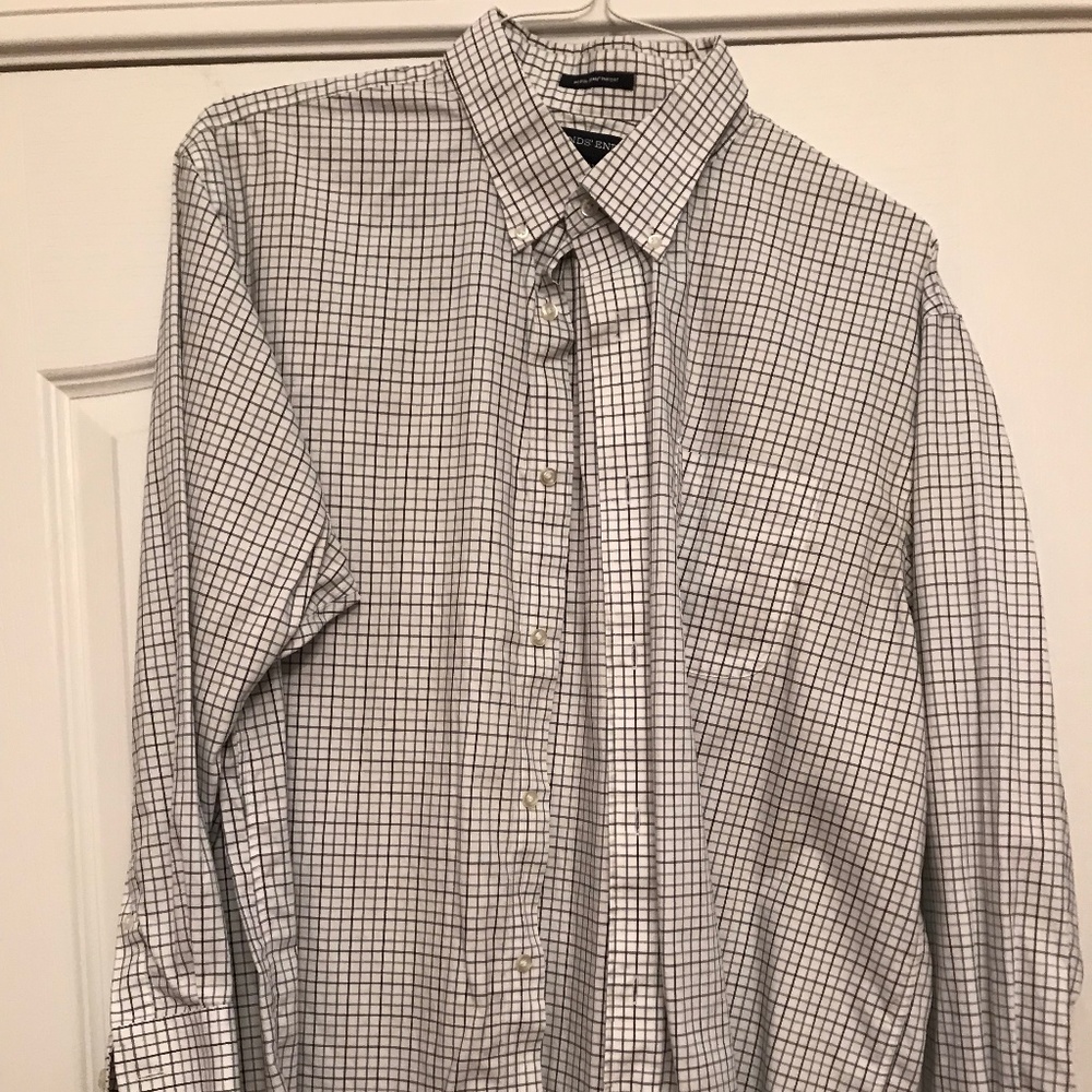 Lands End Non-Iron Supima Button Down